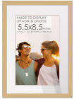 5.5x8.5 Natural Frame for 5.5x8.5 Picture or 8.5x11 Poster Without White Mat