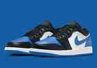 Nike Air Jordan 1 Low Royal Toe Black Blue White 553558-140 Men's GS Shoes NEW