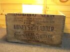 Antique BUCHU Gin Wood Crate Kidney & Bladder Cure Lousiville Advertising Box