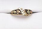 10K Black Hills Gold Men's Wedding Band Ring w Diamonds Size 10 FAST SHIPPING