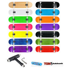 TGM Skateboard Complete with Skate T-Tool and Stickers - Choose Color and Size
