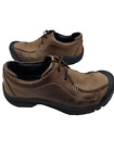 KEEN Portsmouth II Men's 11Brown Leather Lace Up Cap Toe Chukka Outdoor READ