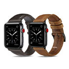 Genuine Leather Band Wrist Strap for Apple Watch Series 9 8 7 6 5 4 3 iWatch SE2