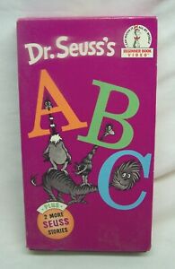 New ListingDr. Seuss's ABC, Read with My Eyes Shut & Mr. Brown Can Moo! VHS VIDEO 1992