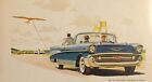 *READY to DISPLAY*1957 Chevrolet Belair convertible fuel injected car ad 1956 (For: 1952 Chevrolet)