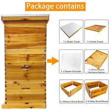 Langstroth 10 Frames Size  Beehive Frames / Bee House for Beekeeping 5 Boxes