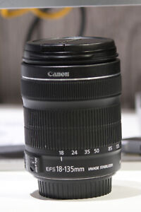 Canon EF-S 18-135mm f/3.5-5.6 IS STM Lens - used very little