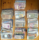 [#27735,a] - 1,000 BANKNOTES WHOLE WORLD - LARGE HOARD, hard used, low grades!