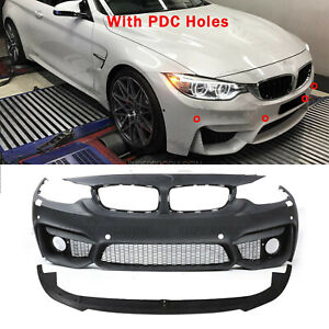 M4 Style Front Bumper Cover with PDC For BMW F32 F33 F36 4 SERIES 14-19 (For: 2017 BMW)