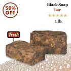 Black Soap 1 lb. African Raw Natural Soap Unrefined Pure Skin Body Face Wash
