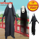 K455 Spirited Away Kaonashi No Face Faceless Cosplay Halloween Cape Costume Mask