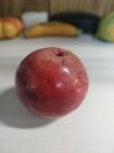 Single Vintage Italian Alabaster Apple Alabaster Stone Fruit Apple