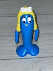 2001 Prema Gumby TV Show Blue Yellow Goo The Mermaid Bendable Figure Toy B