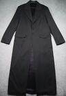 WahMaker Frontier Clothing Mens 44 Black Rifle Frock Western Trench Coat LONG