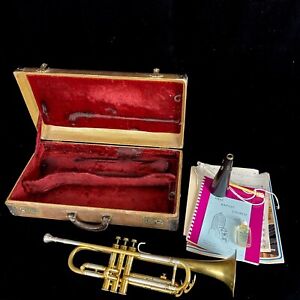 1950-55 King Liberty Trumpet & Orig. Case H. N. White Co. Cleveland Brass Horn