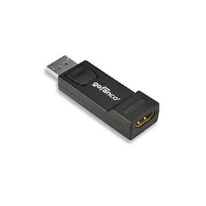 gofanco DisplayPort to HDMI Adapter Dongle 1080p or 1920x1200 – Black (DPHDMID)