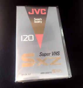 Rare JVC Super VHS SVHS S-XZ ST-120 XZ Professional Master Tape Blank NEW SEALED