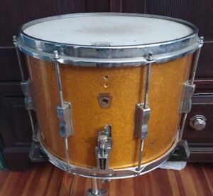 60s Ludwig Marching 3 Ply 14x10 Snare. Bowtie Lug Casting P85  Field Parade Rock
