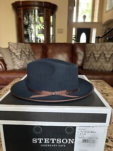 Stetson Stratoliner Special Edition True Blue 7 1/2 Quality Fedora!