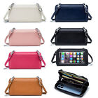 Women Small Crossbody Bag Touch Screen Cell Phone Wallet Leather Clutch Handbag