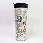 Starbucks Travel Tumbler Numbers 2011 Coffee Cup Mug Locking Lid 16 oz BPA free