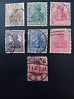 GERMANY DEUTCHES REICH STAMPS  USED LOT With Red 10pf With Berlin Cancel Vf Mint