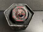 Casio G-Shock GAB2100BNR-1A Men's Watch Blk /Red Analog-Digital Watch NWT