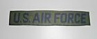 Patch US Air Force USAF Green Name Tape Strip