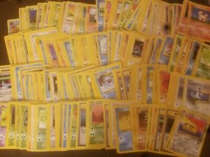 Pokemon 100 Card Bulk Lot Common Uncommon Vintage ONLY WOTC SETS