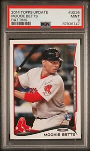 New Listing2014 Topps Update #US26 MOOKIE BETTS Rookie RC PSA 9 Mint (QTY)