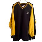 Vintage True Fan Pittsburgh Penguins Raglan Sleeve Black Gold Sweatshirt 2XL XXL