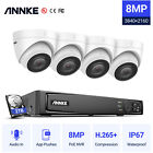 ANNKE 8CH 4K PoE Audio Security Camera System With 8MP 2TB NVR Outdoor IP67