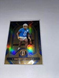 2023 Gold Standard #124 Daiyan Henley Blue RC 1/75  Chargers SP