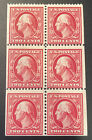 332a Washington Mint LH Booklet Pane of 6 Stamps
