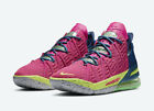 Nike LeBron 18 Los Angeles By Night Pink Shoes James Gym DB8148-600 Size 8