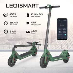 Max 630W Motor Folding Electric Scooter Adult Commute Long Range E-scooter + APP