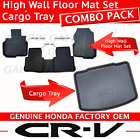 🔥2017- 2022 Genuine OEM Honda CR-V High Wall Floor Mat Set + Trunk Tray COMBO!! (For: 2021 Honda CR-V)