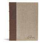 CSB Spurgeon Study Bible, Brown/Tan Cloth Over Board - Hardcover - GOOD