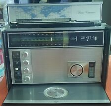 VINTAGE Zenith Royal 7000 Trans-Oceanic Transistor Radio Tested w/ Charts INV