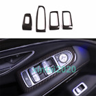 For Benz S-Class W222 14-20 ABS Carbon Fiber Window Lift Panel Switch Cover Trim
