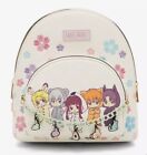 NEW Fruits Basket Anime Floral Chibi Characters Mini Backpack Bag Kyo Cat Tohru