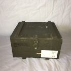 Ammo Box Wooden Vintage Empty Army Green Storage Case Ammunition Military Crate
