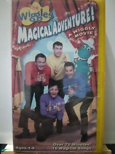 The Wiggles: Magical Adventure! A Wiggly Movie (VHS, 2006) Clamshell