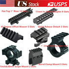 Tactical Rifle Hunting Scope Mount Adapter 20mm Weaver Picatinny Rail Mount