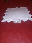 New ListingWestmoreland White Milk Glass Square Cake Plate Stand Ring Pedal Lace Design