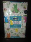 Peeps Easter Bunny Colorful Vinyl Peva Tablecloth 60” X 60” Round Spring New!