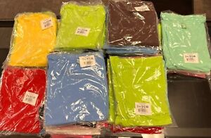Wholesale Lot Bulk 60 Childrens/Kids T-Shirts All Colors S-XL Individual Pckg