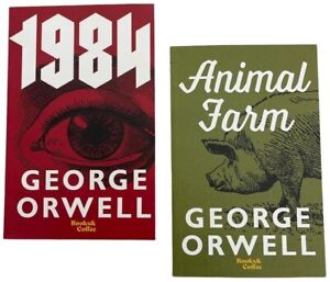 1984  &  Animal Farm  (Set of 2 Books)  by  George Orwell  -NEW