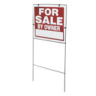 For Sale by Owner Sign with Frame Stand Real State Double Sided FSBO Business