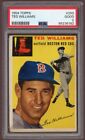 New Listing1954 TOPPS #250 TED WILLIAMS RED SOX PSA 2 GD SET BREAK 500147 (KYCARDS)